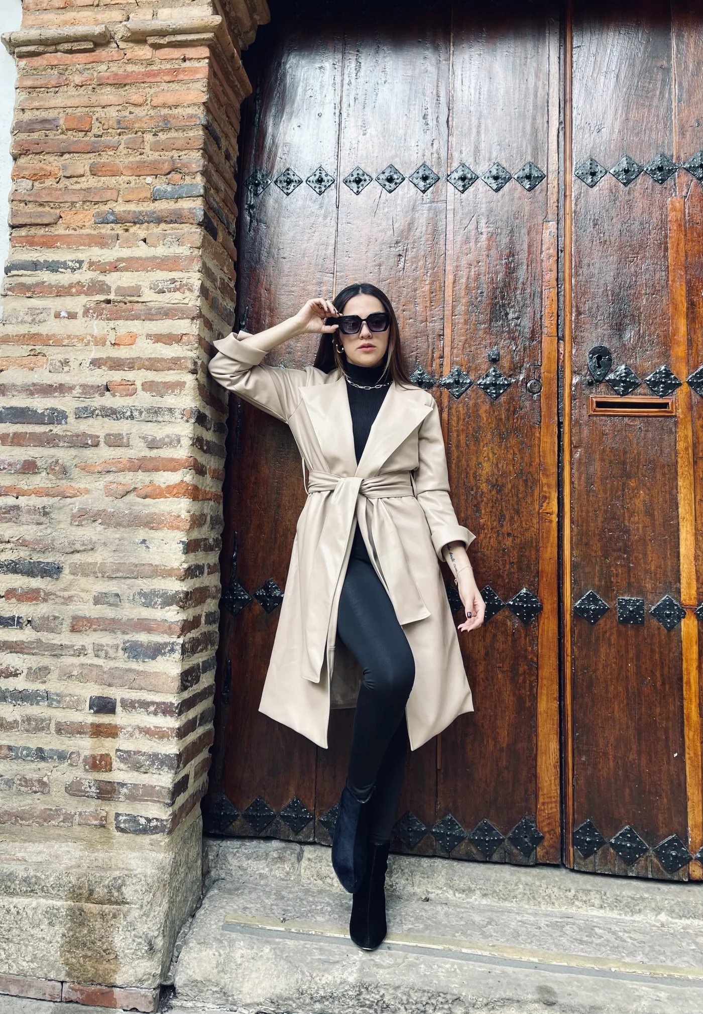 Abrigo Antonieta en beige, foto 1