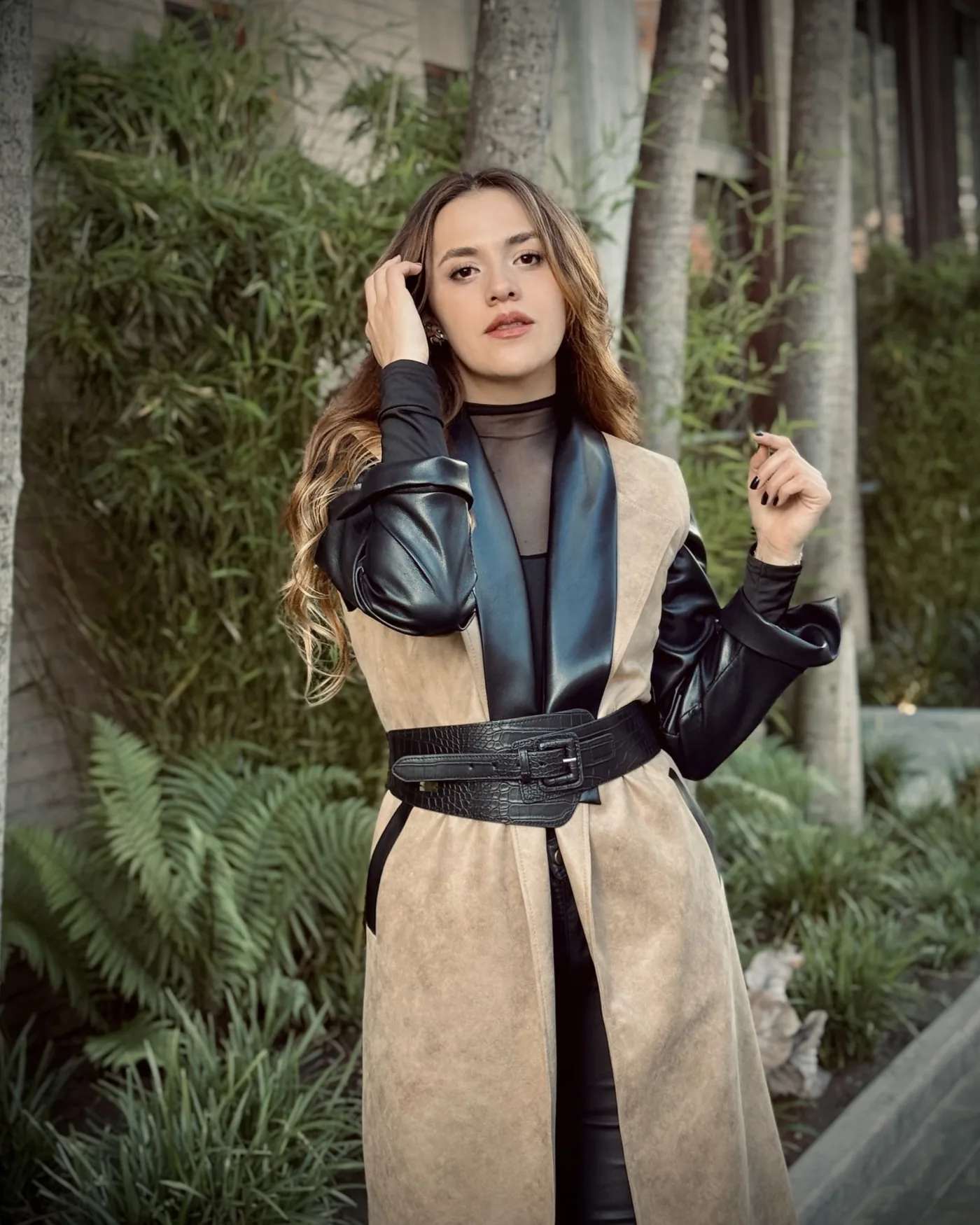 Mía Coat in one color, photo 3