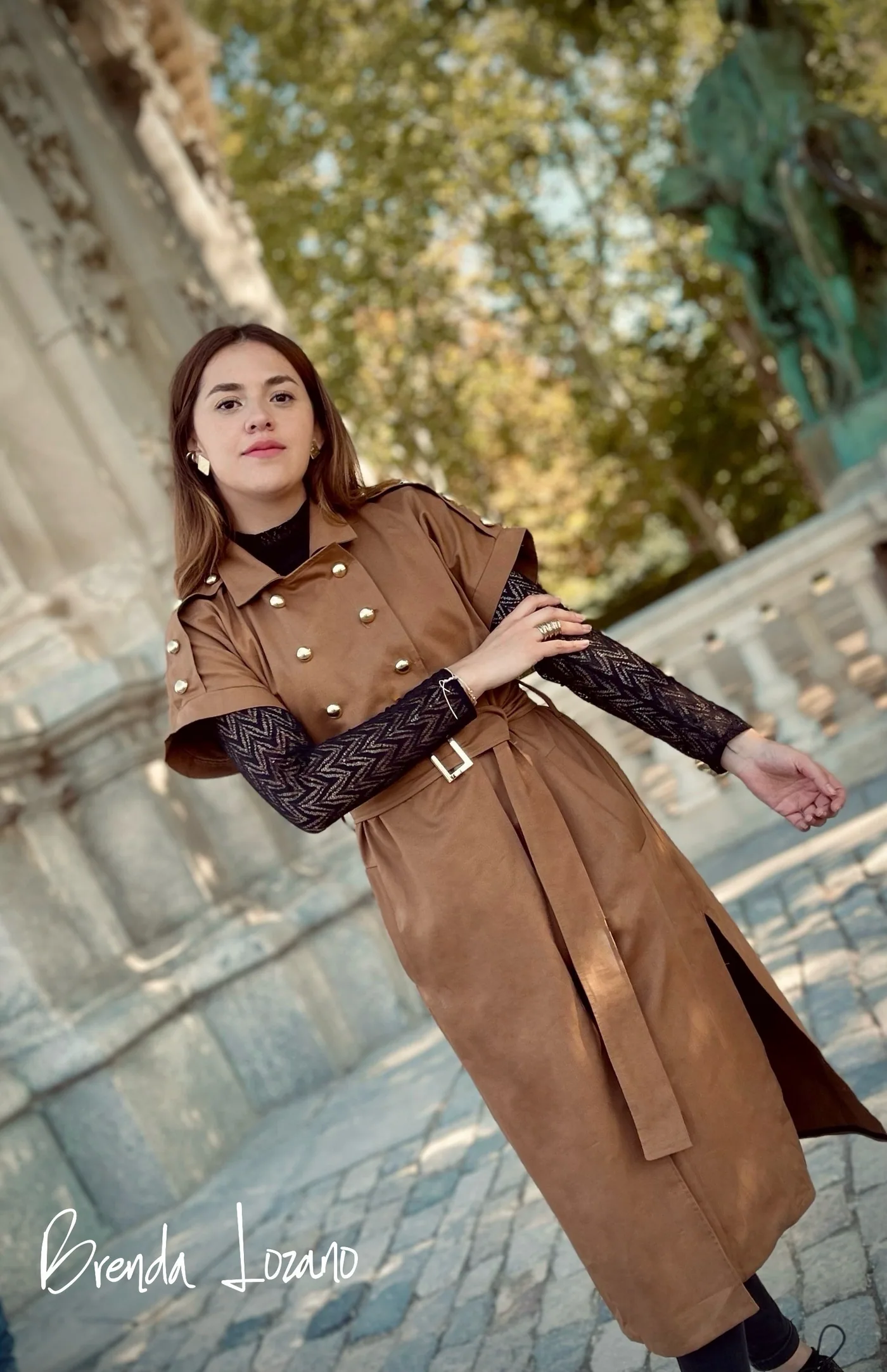Mónaco Coat in camel, photo 2