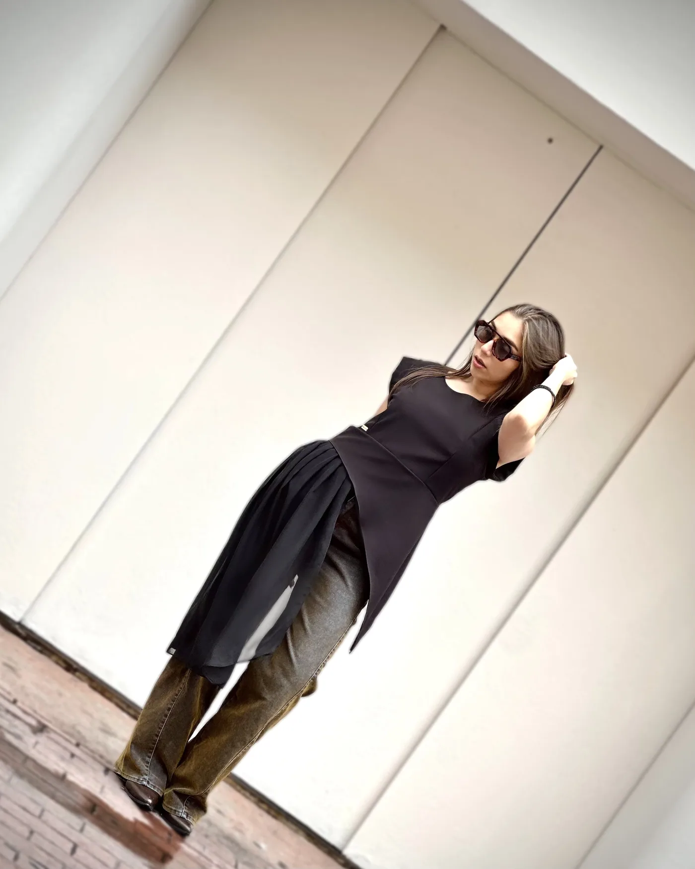 Renata Blouse in black, photo 1