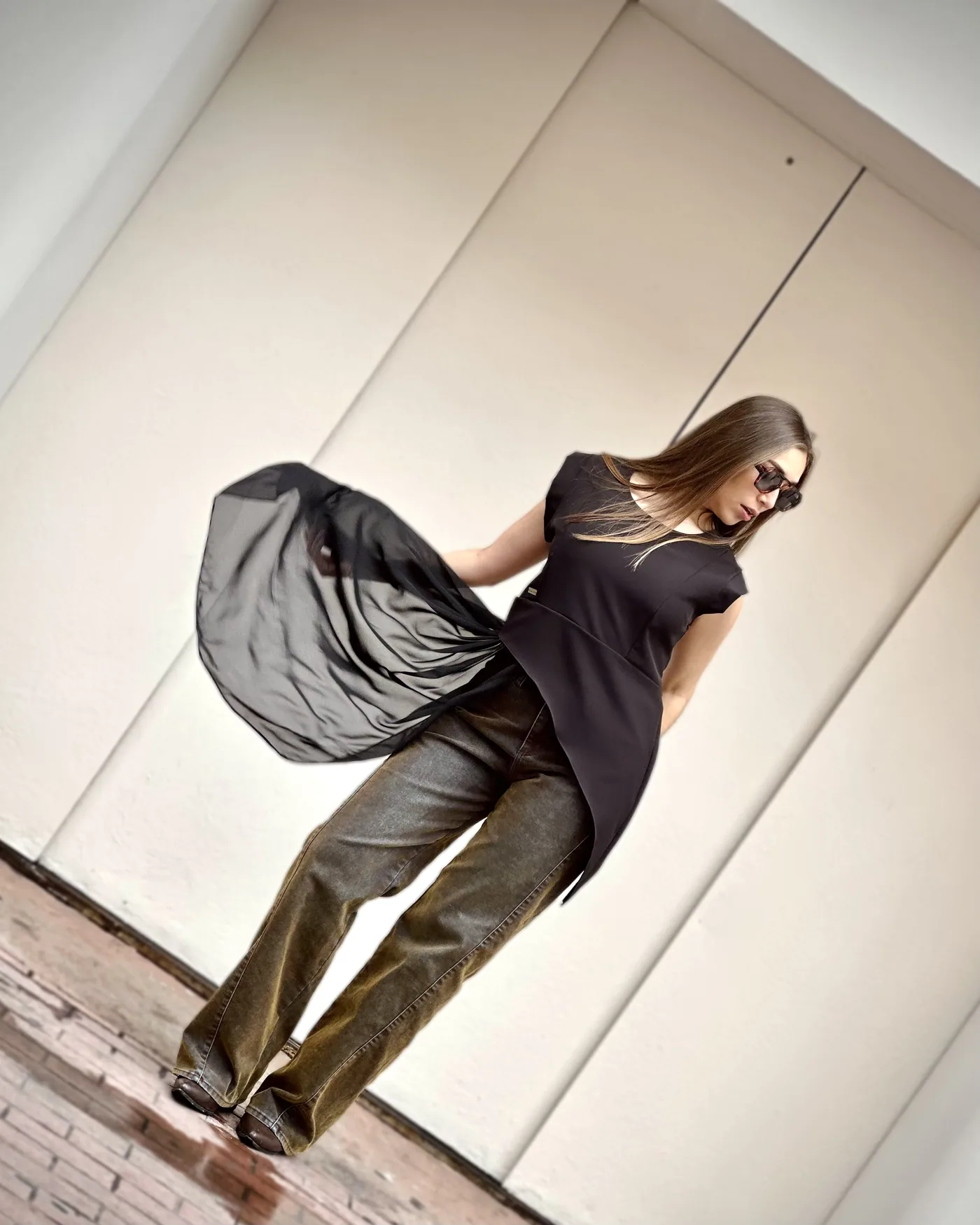 Renata Blouse in black, photo 3