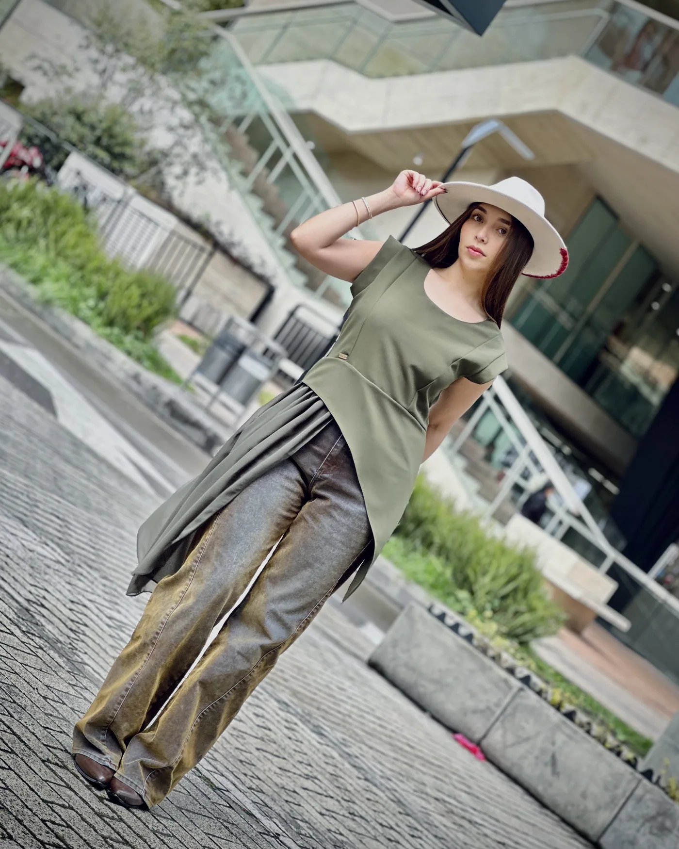 Renata Blouse in green, photo 2