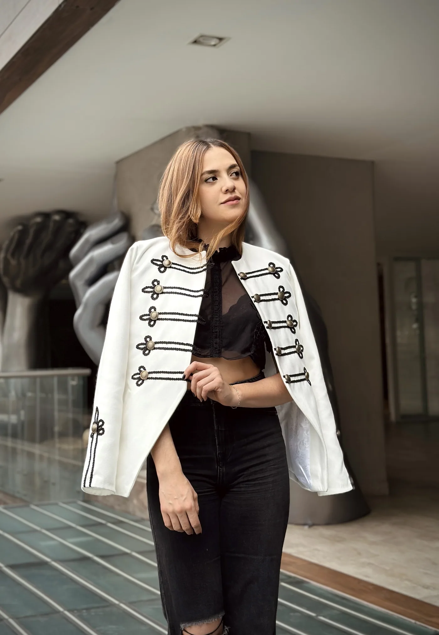 Anastasia Jacket in white, photo 2