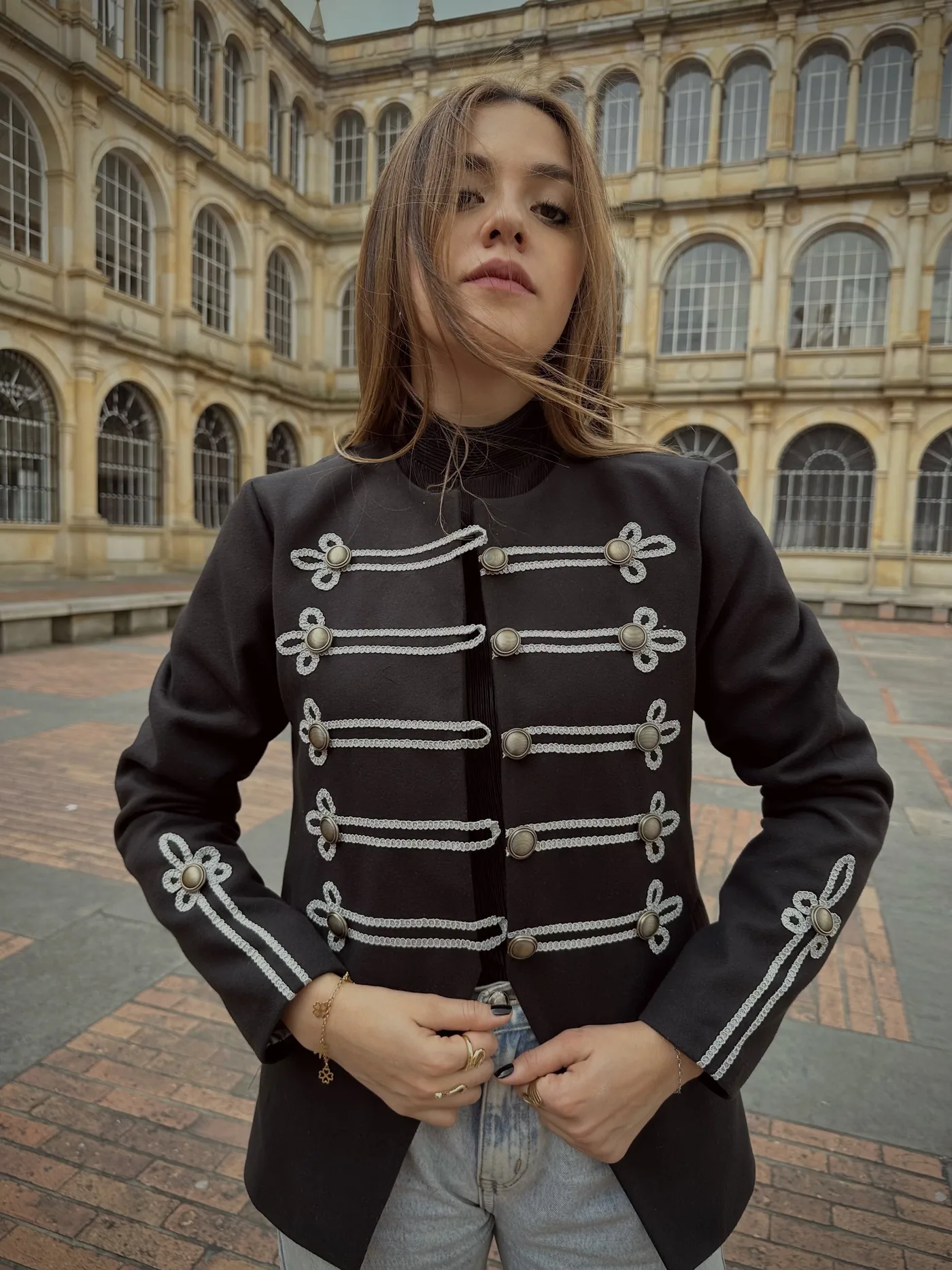 Anastasia Jacket in black, photo 2