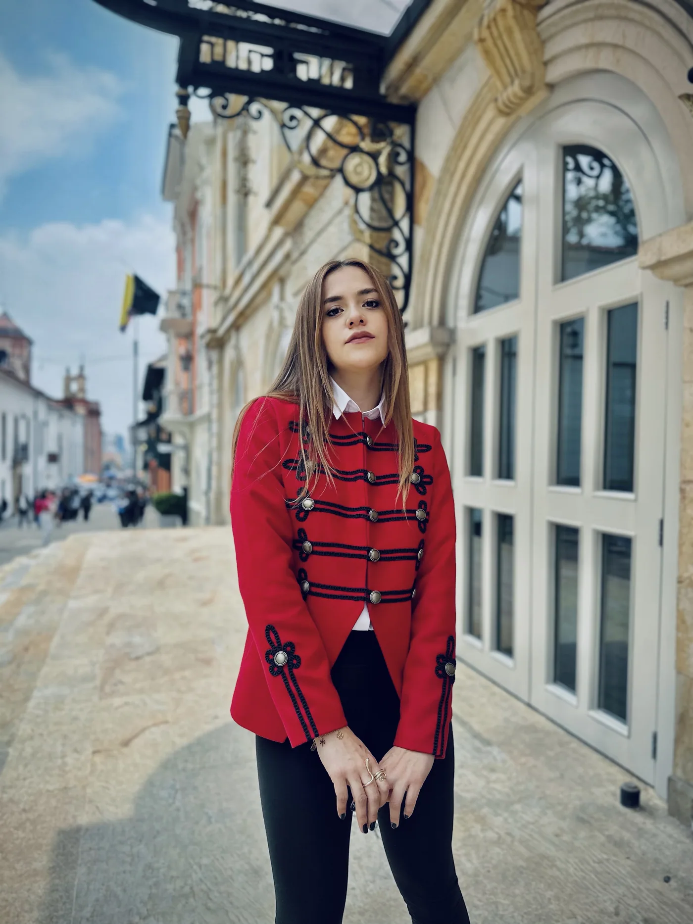 Anastasia Jacket in red, photo 1