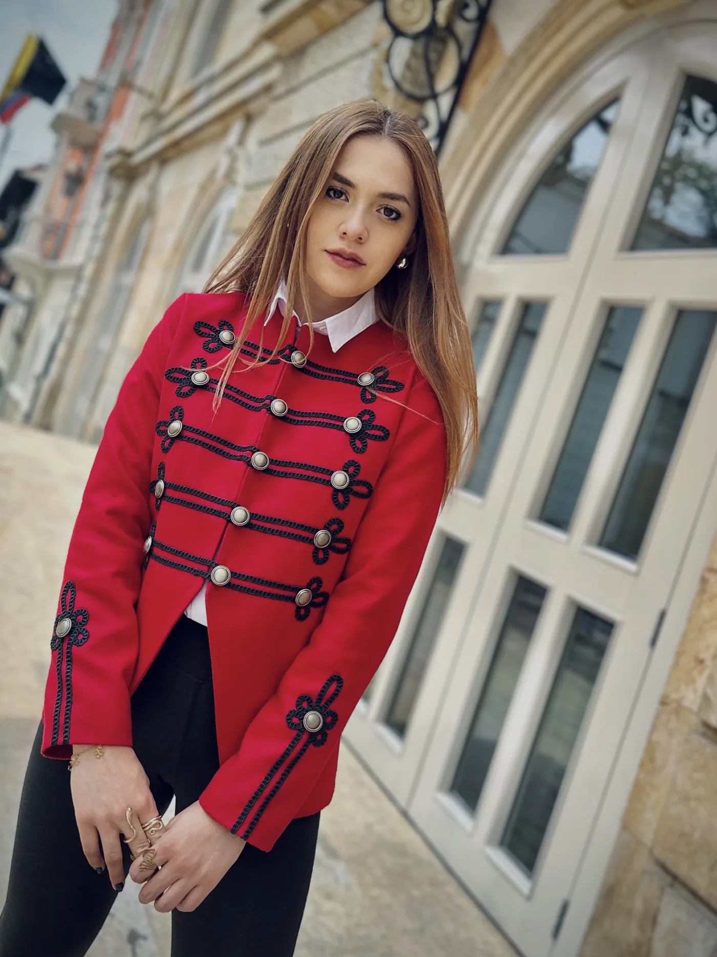 Anastasia Jacket in red, photo 3