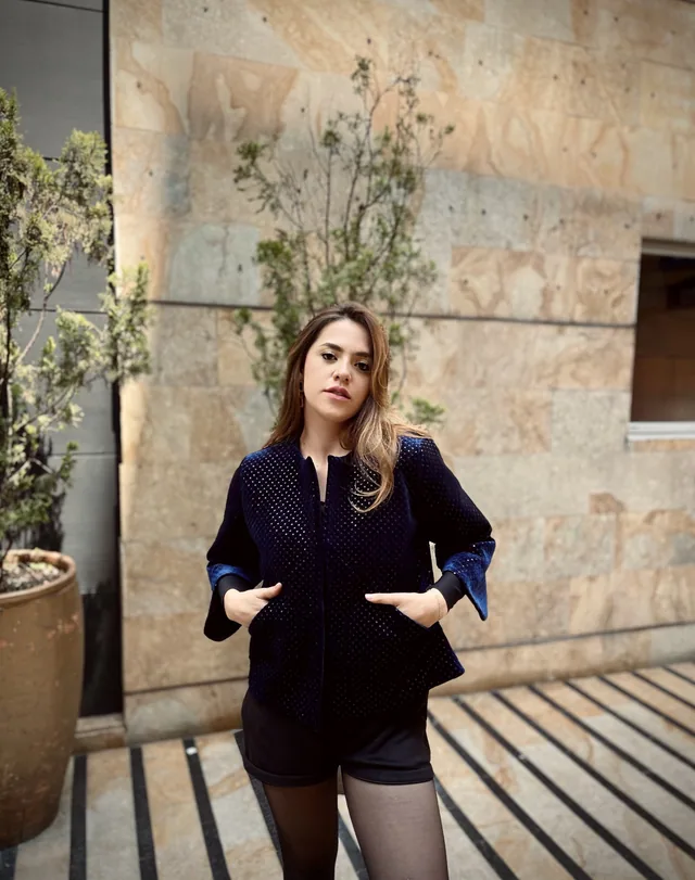 Chaqueta Charlotte en azul