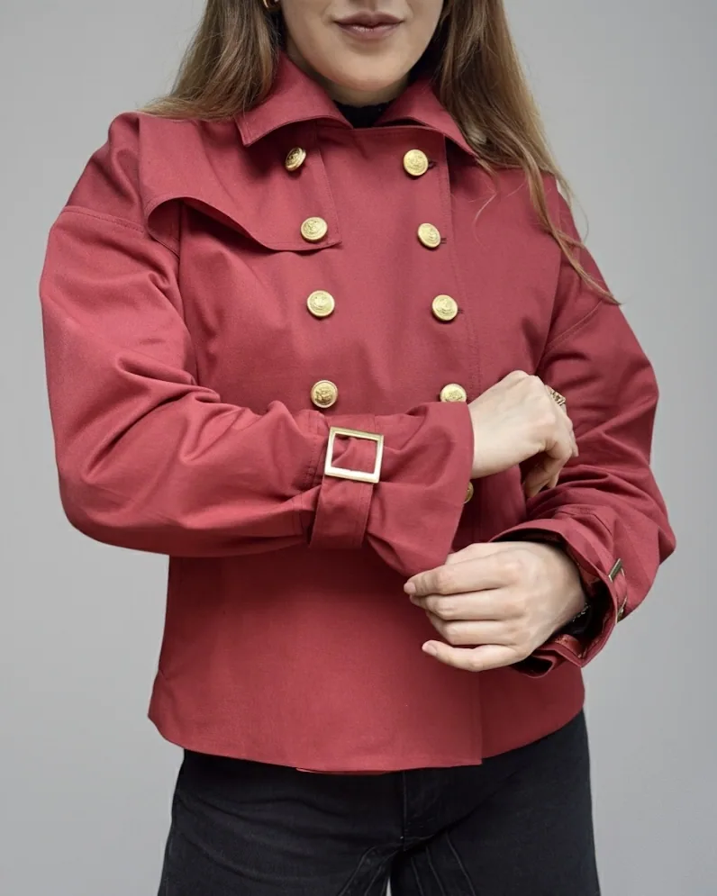 Éloise Jacket in red, photo 3