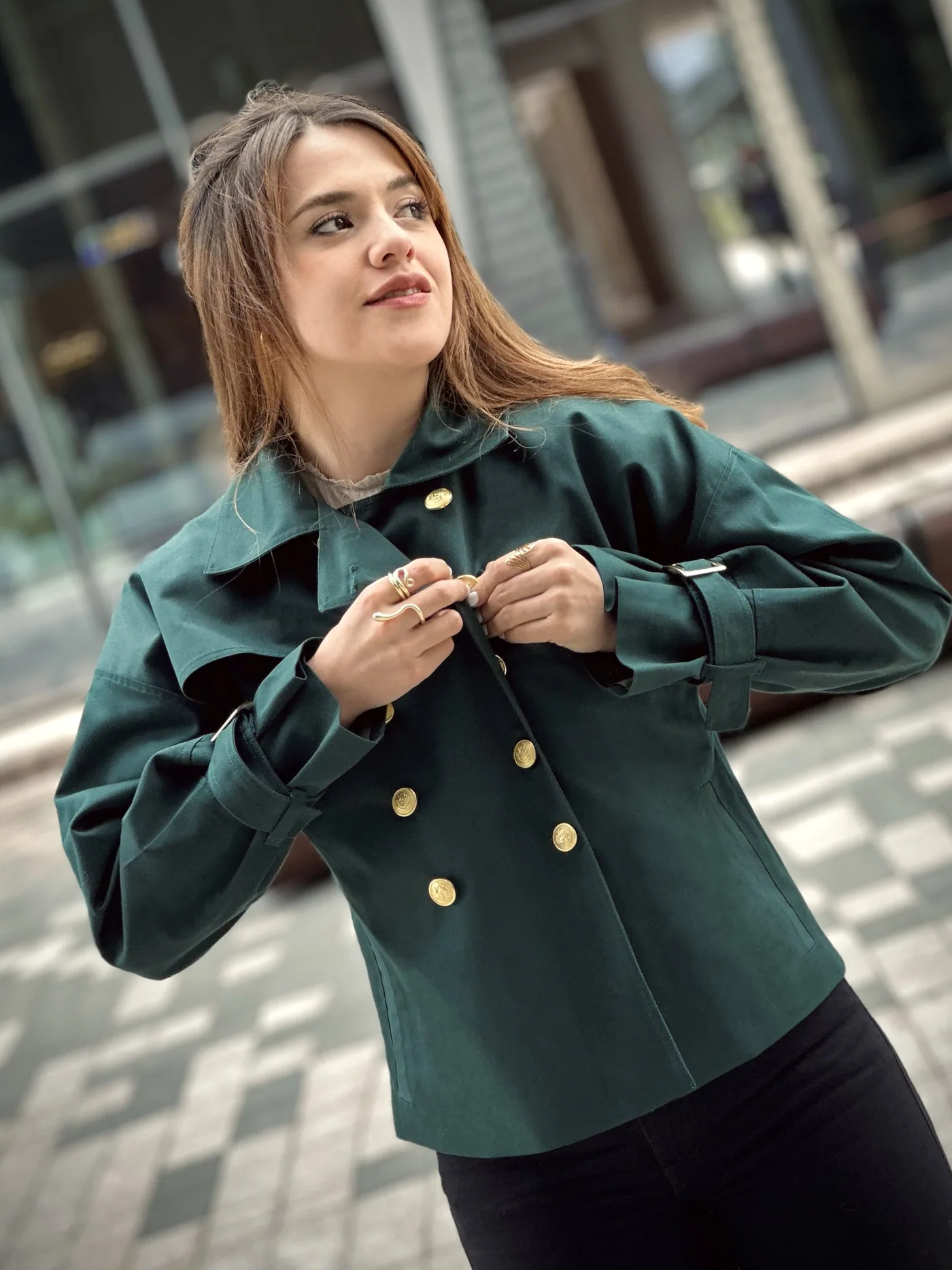 Éloise Jacket in green, photo 3