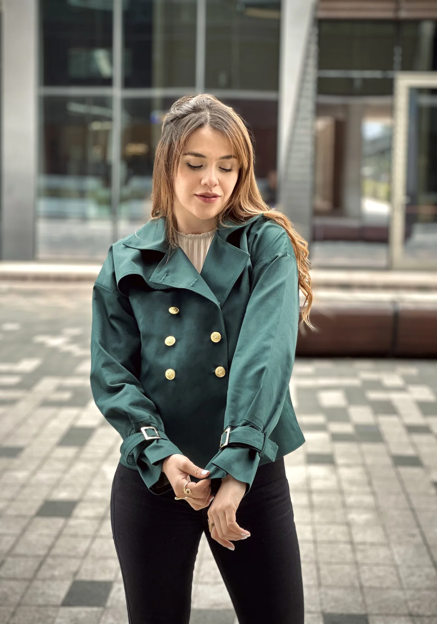 Éloise Jacket in green, photo 4