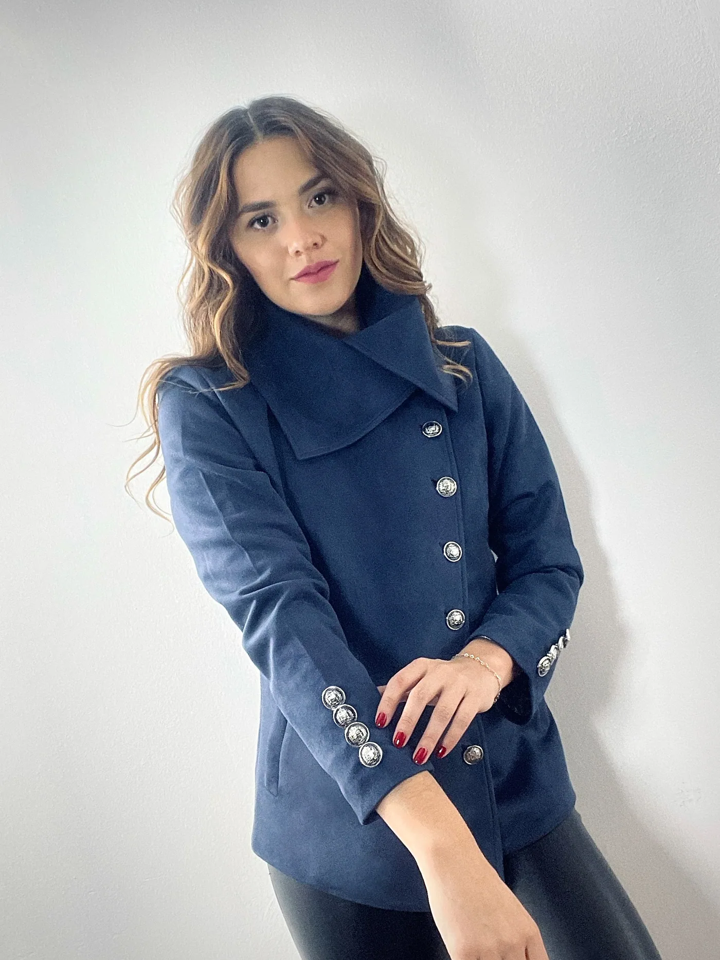 Chaqueta Olivia en azul, foto 2