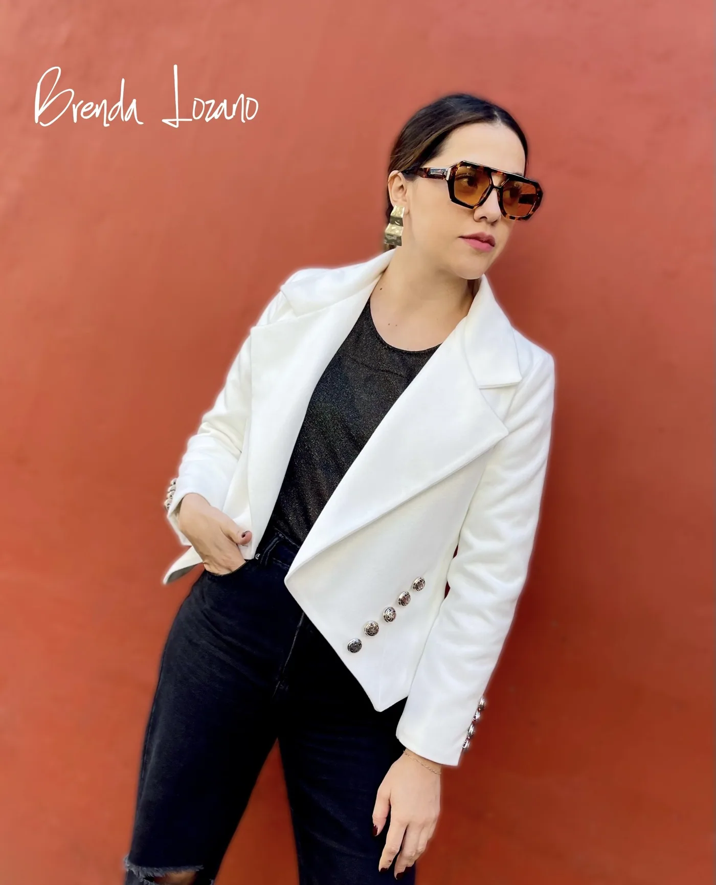 Chaqueta Rebeca en blanco, foto 2