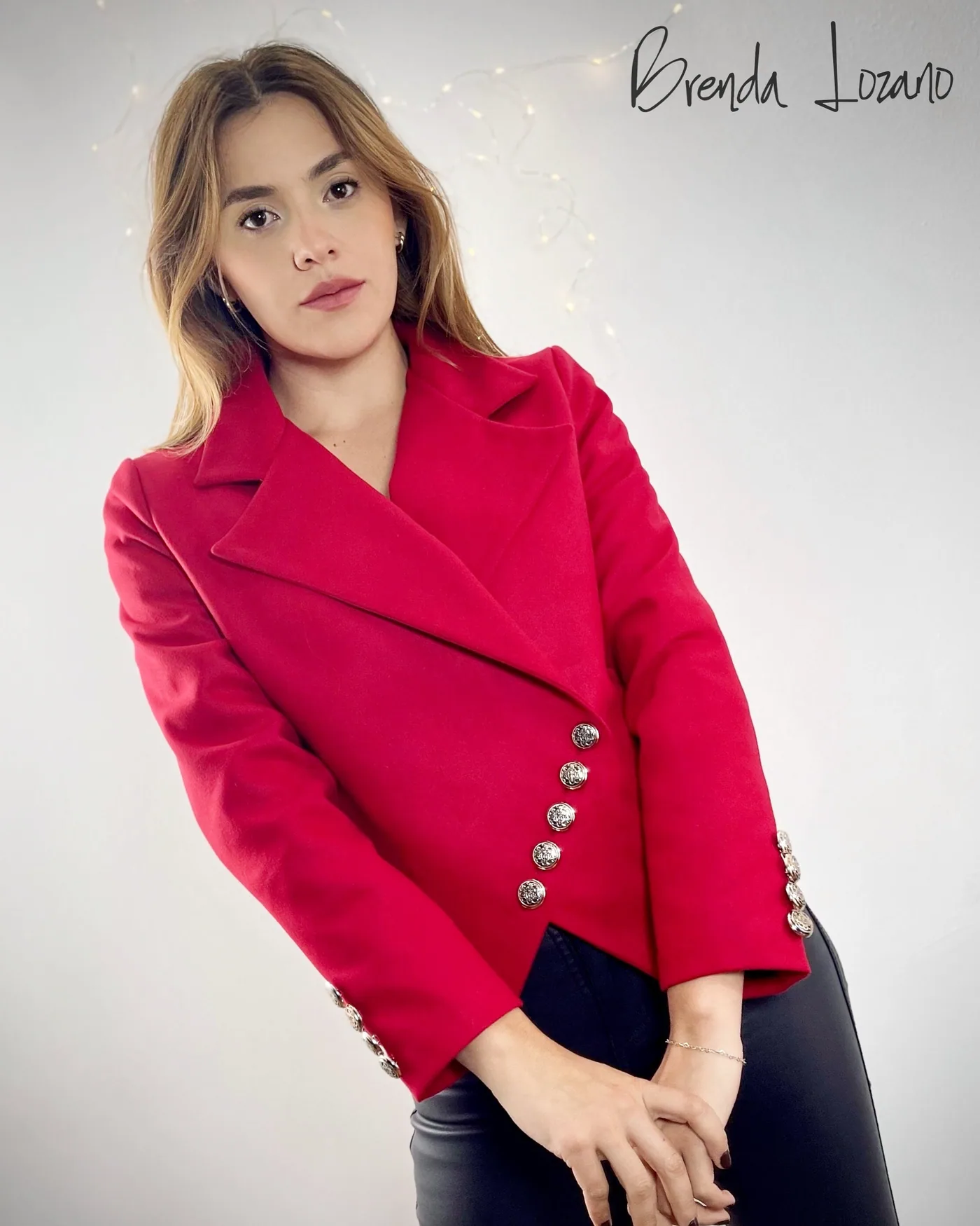 Chaqueta Rebeca en rojo, foto 1