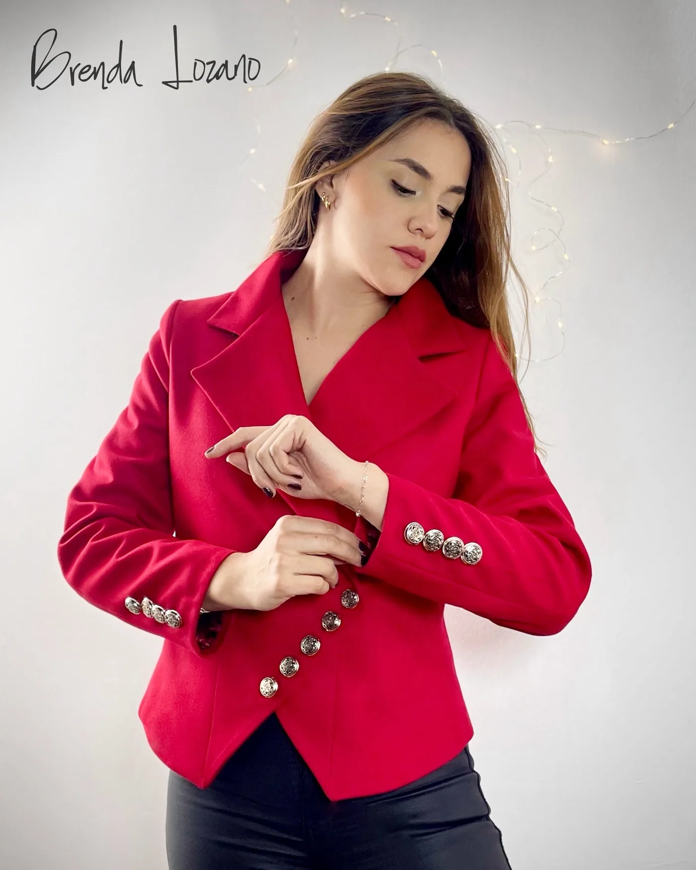 Chaqueta Rebeca en rojo, foto 2
