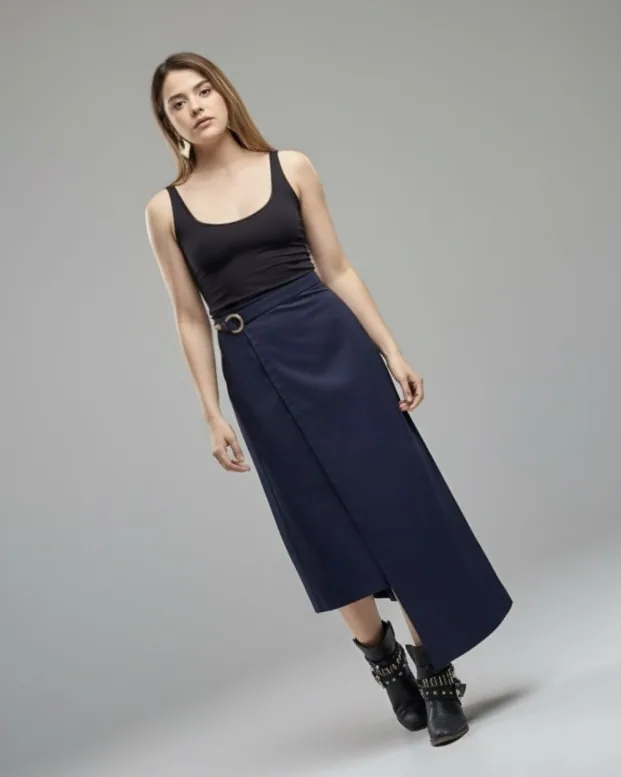 Falda Éloise en azul